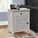 Accent Nightstand, Storage Drawer, Transitional 8th Street