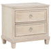 Wedner - 2 Drawer Nightstand - Oak Furniture Max