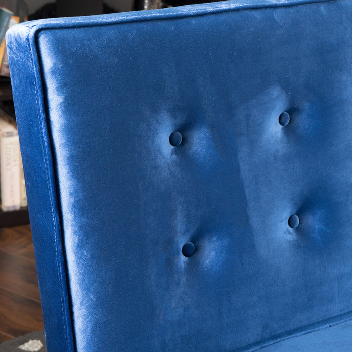 Chair - Armless - Modern - Navy Blue