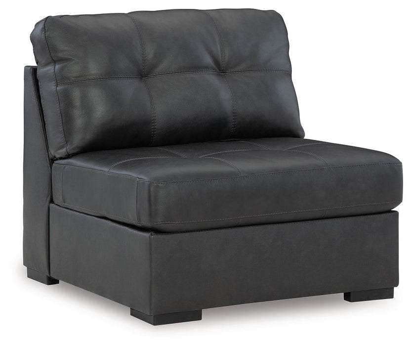 Brindley Pier - Armless Chair - Fog Signature Design by Ashley®