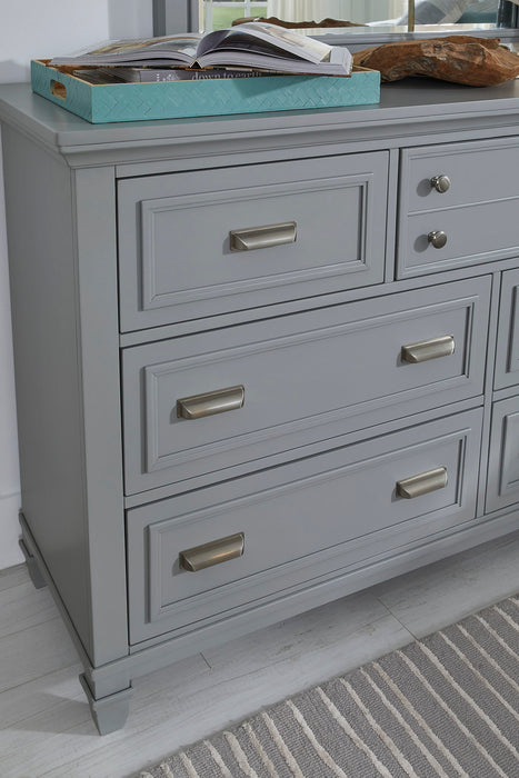 Charleston - Drawer Dresser With Landscape Mirror Magnussen Furniture