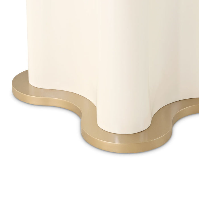 La Terrazza - 54" Round Dining Table - Creamy Pearl