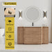 Freestanding Bathroom Vanity With Sink, 2 Small Storage Cabinets, Soft Close Doors Home Essentials