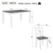 Kitchen Dining Set, Rectangular Dining Table Home Essentials