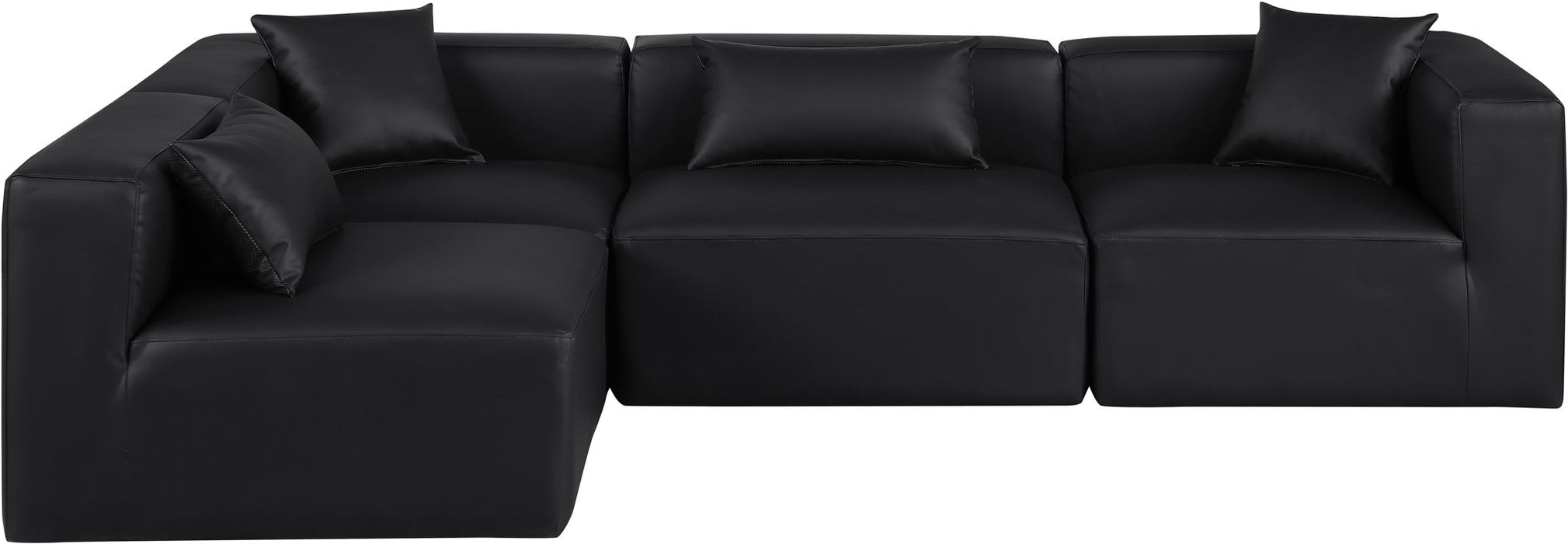Cube - 4 Piece Modular Corner Sectional Meridian Furniture