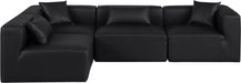 Cube - 4 Piece Modular Corner Sectional Meridian Furniture