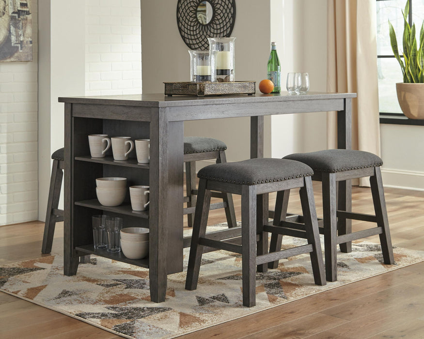 Caitbrook - Rectangular Dining Room Counter Table - Gray Signature Design by Ashley®