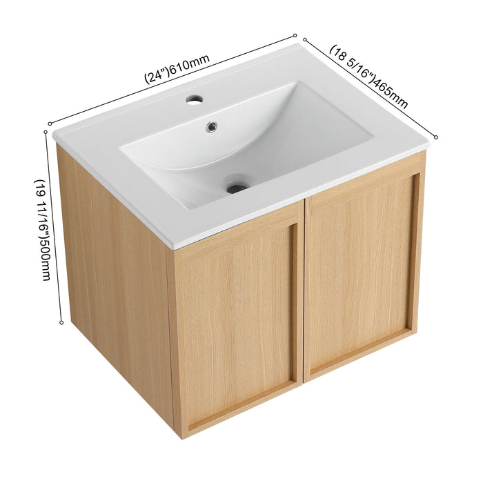 Floating Bathroom Vanity With Sink Combo Home Essentials