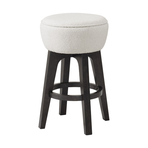 Backless Bar Stools With Soft Cushion (Set of 2) - Brown Emerald Home