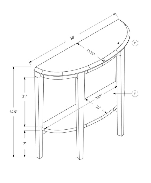 Accent Console Table For Entryway, Space-Saving Profile 8th Street