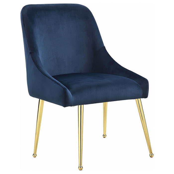 Walmer - Wingback Dining Chair (Set of 2) - Blue Furniture Max