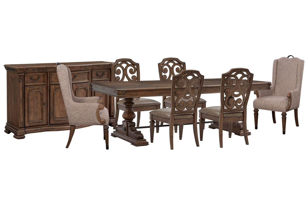 Durango - Extendable Trestle Dining Table Set Magnussen Furniture