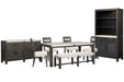 Plum Creek - 8 Piece Rectangular Dining Table Set Magnussen Furniture