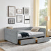 Upholstered Daybed & 2 Drawers Home Essentials