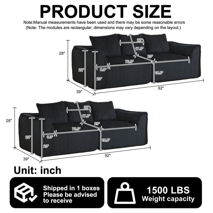 Minimalist Set With Curved Lines & Gently Sloped Backrest Home Essentials