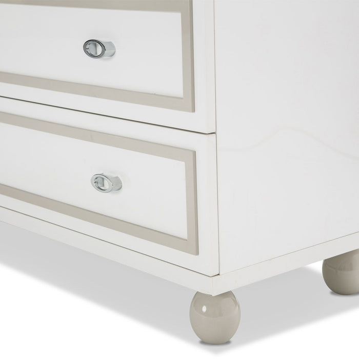 Sky Tower - 7-Drawer Chest - White
