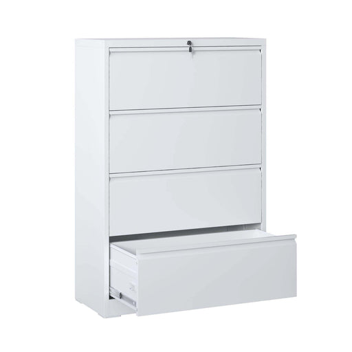 Premium Drawer Metal Lateral File Cabinet With Lock Home Essentials