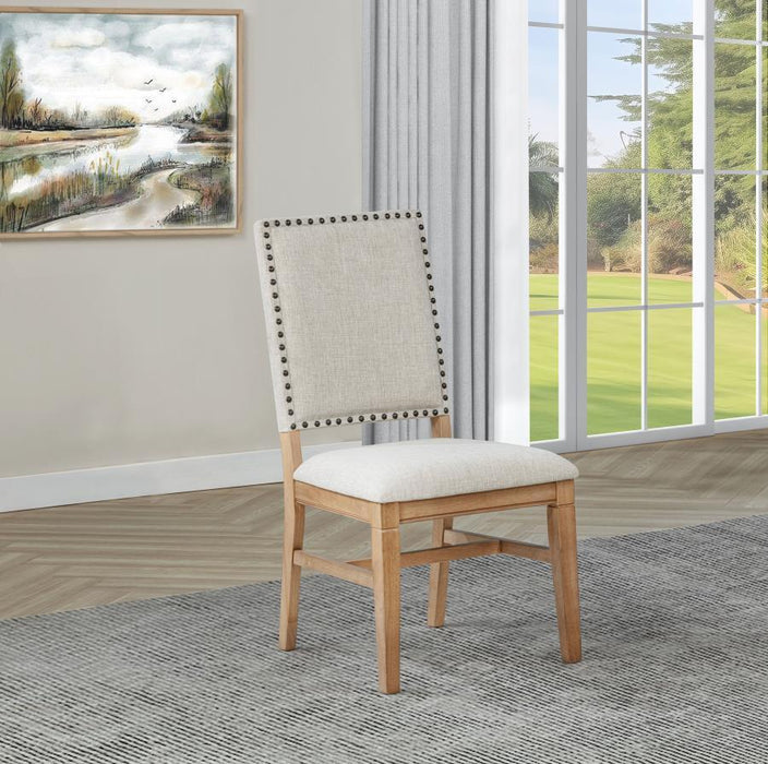 Middleton - Upholstered Dining Side Chair Beige (Set of 2) - Natural