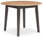 Gesthaven - Round Dining Room Drop Leaf Table Set Signature Design by Ashley®