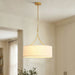 3 Light Drum Pendant Light Daily Nest