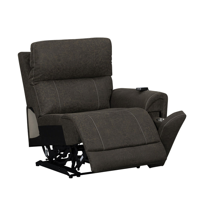 Gaia - RAF Recliner With Power Headrest, Footrest, Massage, Heat - Sable New Classic