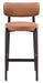 Prairie - Barstool (Set of 2) - Brown Zuo Modern