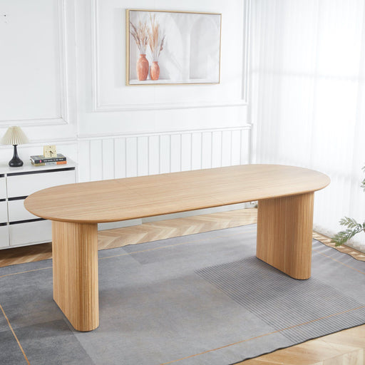 Extensible Dining Table, Suitable For 4 - 6 People - Oak Home Essentials