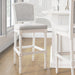 Stool With Upholstered Seat And Back Home Essentials