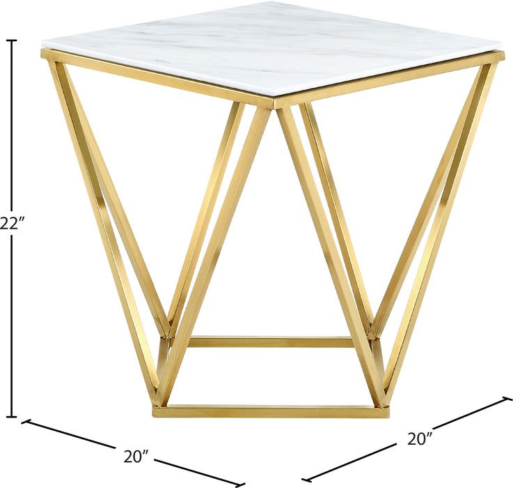 Mason - End Table - Gold