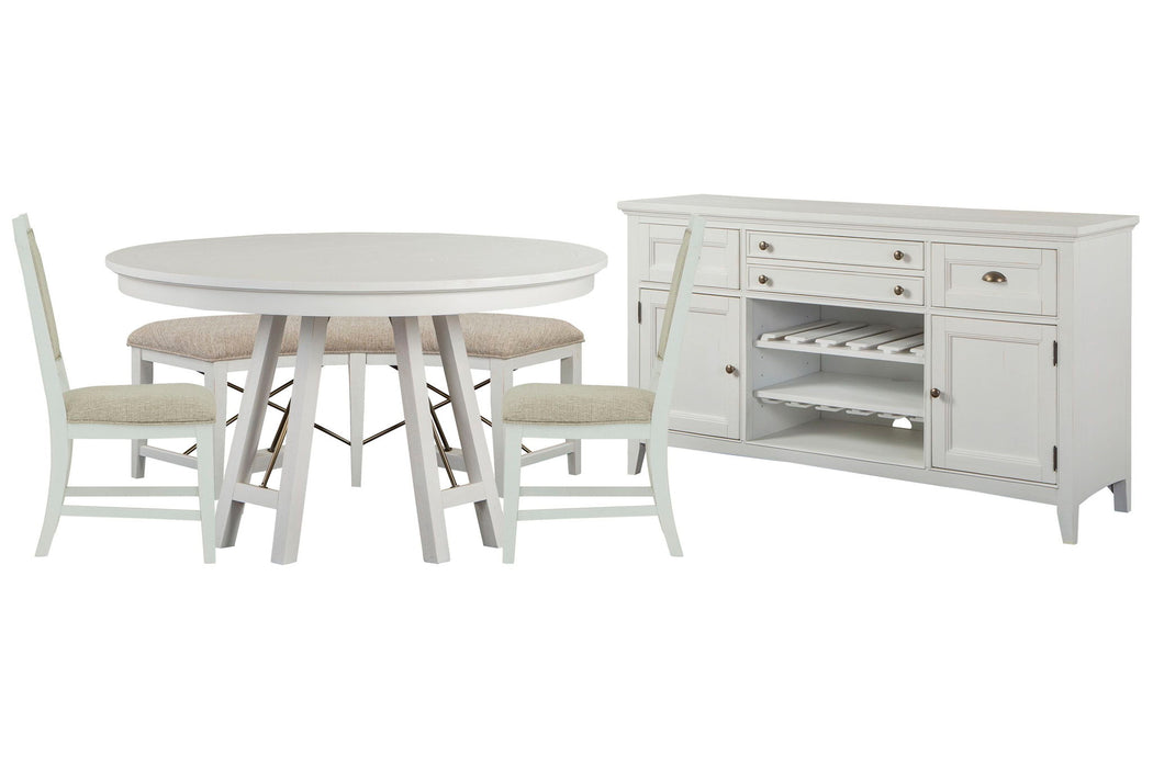 Heron Cove - 52" Round Dining Table Set Magnussen Furniture