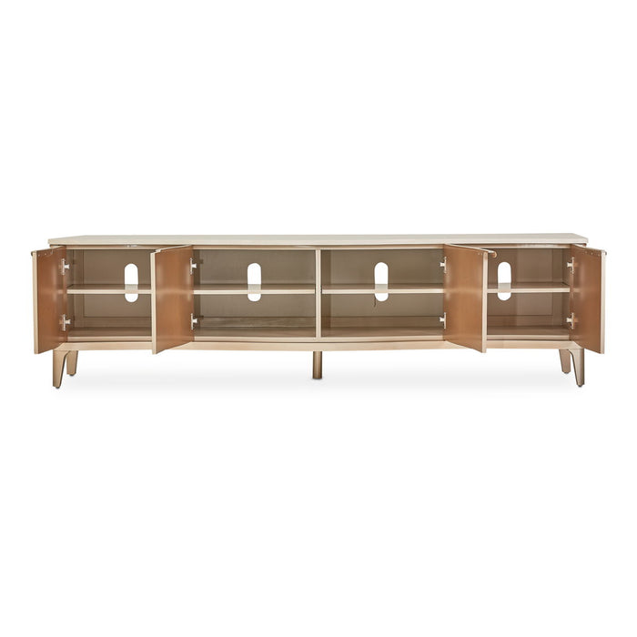 Malibu Crest - TV Console - Blush