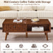 Coffee Table With Hidden Drawer And Open Shelf Home Essentials