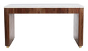 Obeah - Desk - White / Walnut Zuo Modern