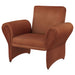 Whitney - Accent Armchair - Rusty Orange Furniture Max