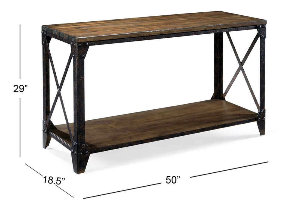 Pinebrook - Rectangular Sofa Table - Distressed Natural Pine Magnussen Furniture