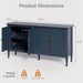 Vintage Buffet Cabinet With Adjustable Shelves Home Essentials