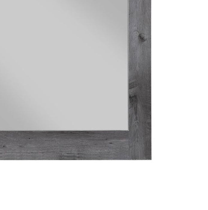 Vidalia - Rustic Mirror - Gray / Oak