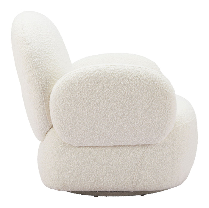 Pilka - Swivel Chair - White Zuo Modern