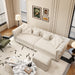 3 In 1 Convertible Sleeper Sofa Bed With Movable Ottoman Home Essentials