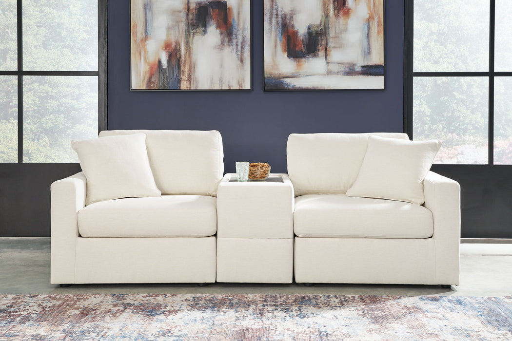 Modmax - Straight Sectional - Oyster Signature Design by Ashley®