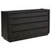 Bangor - 8 Drawer Bedroom Dresser Cabinet - Black Furniture Max