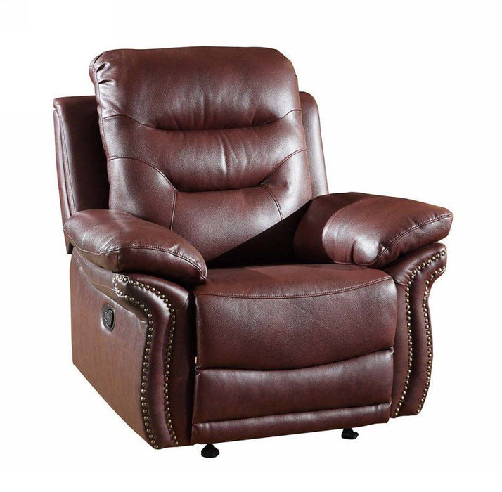 Comfortable Recliner Chair - Burgundy