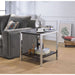 Jethro - End Table - Espresso & Chrome ACME