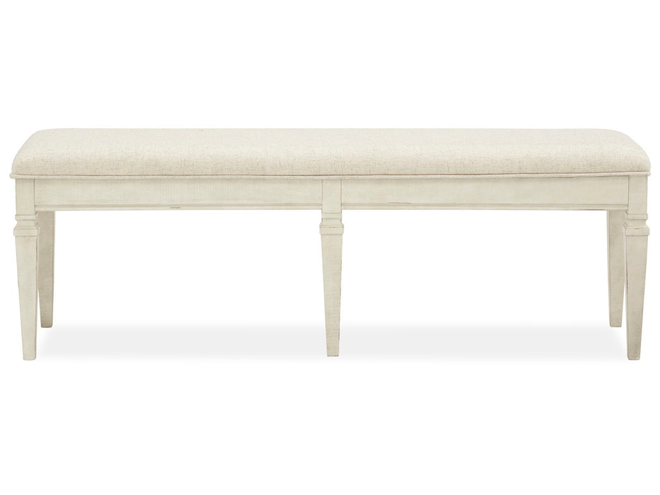 Newport - Bench With Upholstered Seat - Alabaster Magnussen Furniture
