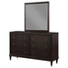 Navarro - 6 Drawer Dresser With Mirror - Brown Furniture Max