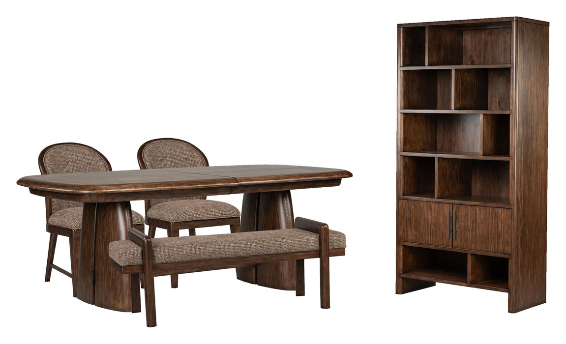 Belville - Extendable Trestle Dining Table Set Magnussen Furniture