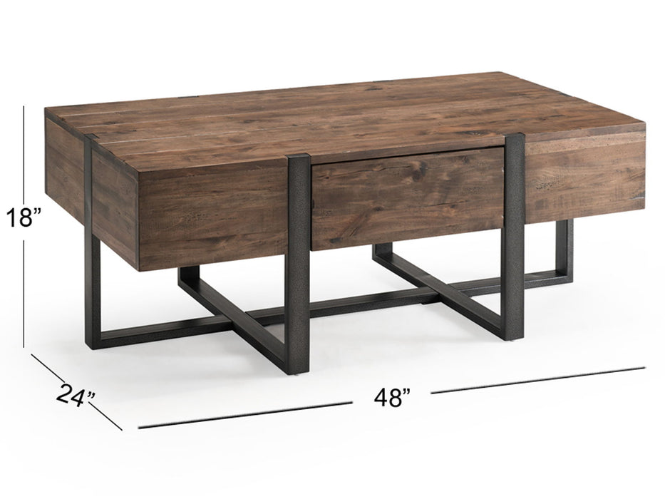 Prescott - Modern Reclaimed Wood Table Magnussen Furniture