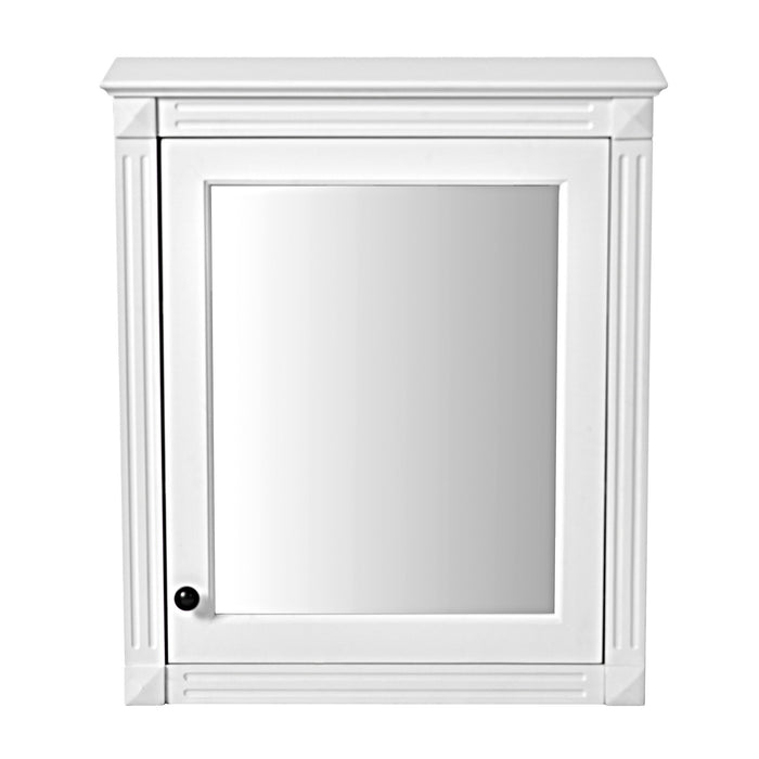 Wall Mounted Bathroom Storage Cabinet With Mirror, Medicine Cabinet With Height Adjustable Shelf Hearth and Haven