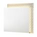 Stanley - LED Bedroom Mirror With Crocodile Texture Frame (Dresser Not Included) - Gray Matrix Furniture Group