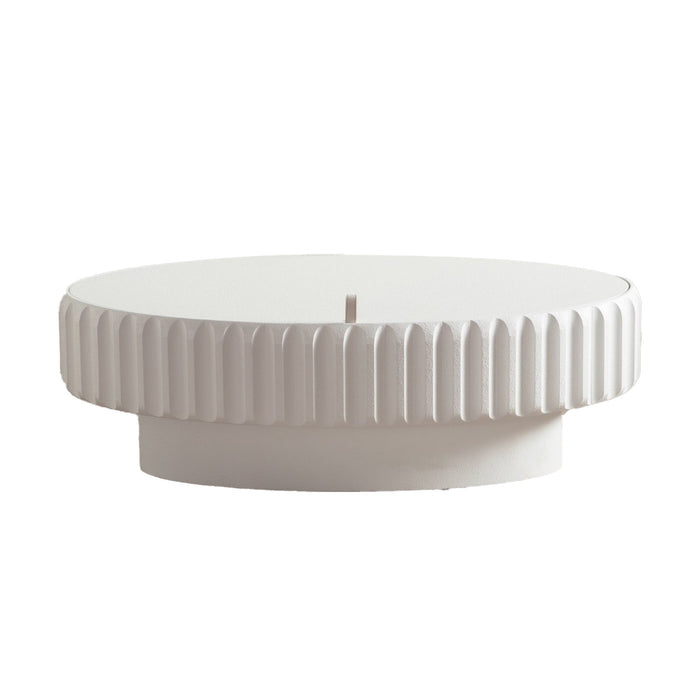 Fluted Storage Table With Lift Off Lid Home Essentials